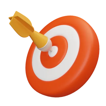 Flecha de dardo  3D Icon