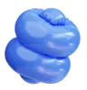 Dark blue inflatable balloon