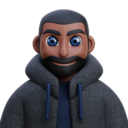 Dark boy  3D Icon