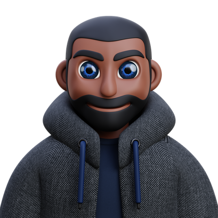 Dark boy  3D Icon