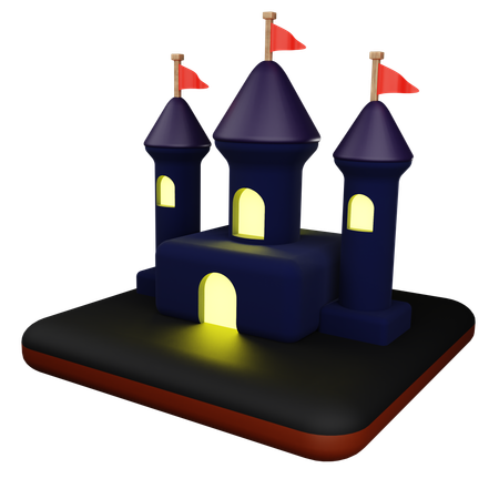 Dark Castle  3D Icon