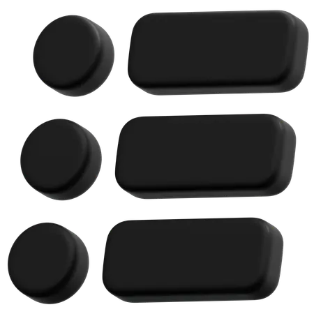 Dark Chat Layout  3D Icon