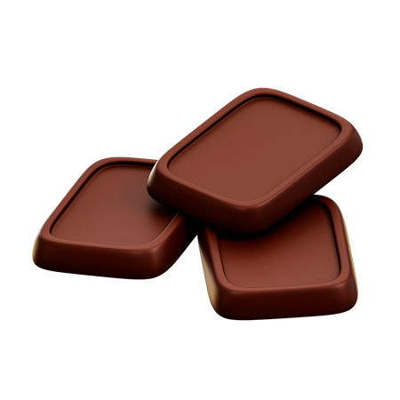 Dark Chocolate  3D Icon