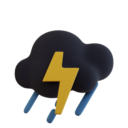 Dark Cloud Thunder Heavy Rain  3D Icon