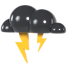 3d dark cloud illustration