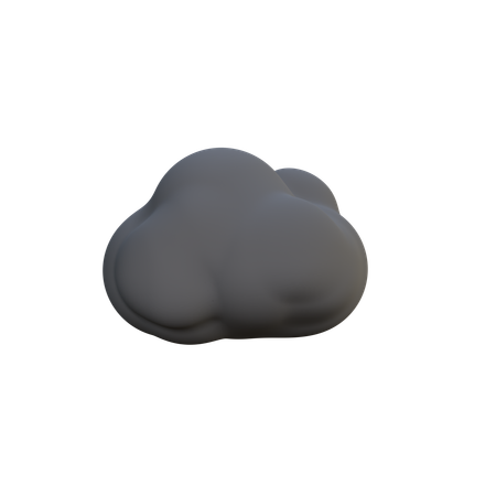 Dark Clouds  3D Icon