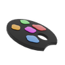 dark color palette emoji 3d
