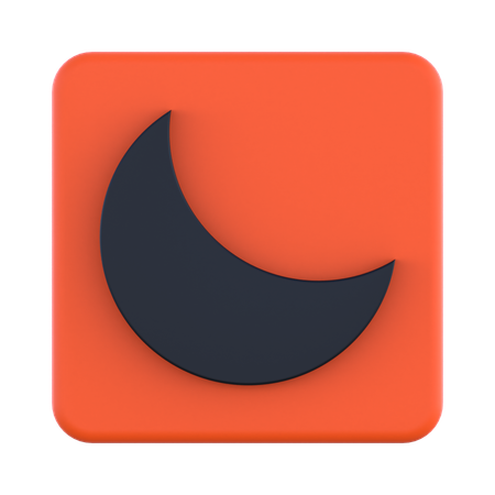 Dark Mode  3D Icon