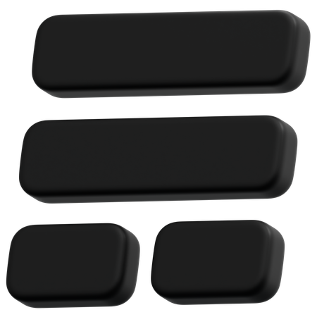 Dark Panel Layout  3D Icon
