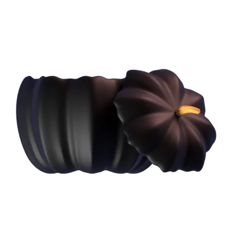 Dark Pumpkin  3D Icon