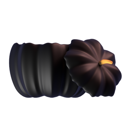 Dark Pumpkin  3D Icon