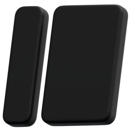 Dark Sidebar Panel  3D Icon