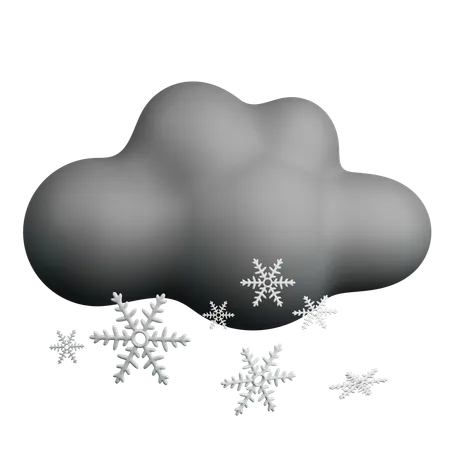 Dark Snowfall  3D Icon