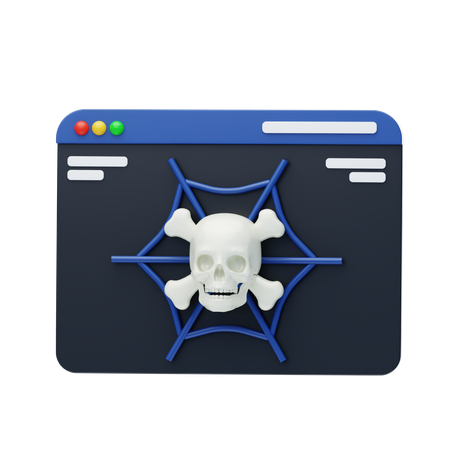 Web sombre  3D Icon