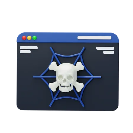 Web sombre  3D Icon