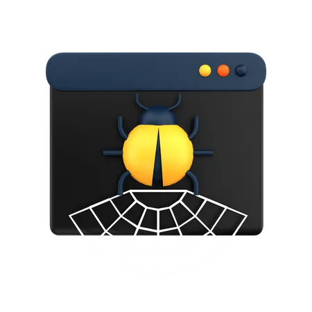 Dark Web 3D Icon