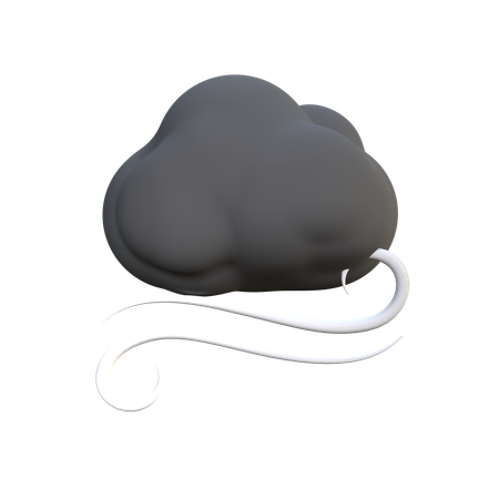 Dark Windy  3D Icon