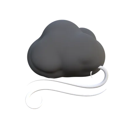 Dark Windy  3D Icon