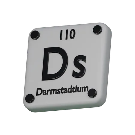 Darmstadtium Element 3 D Icon 3D Icon