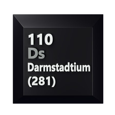 Darmstadtium  3D Icon