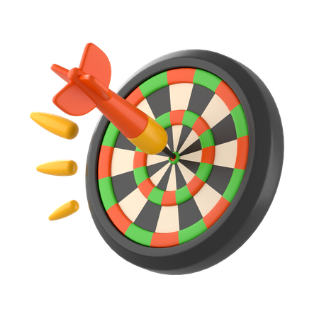 Dart Board  3D Icon