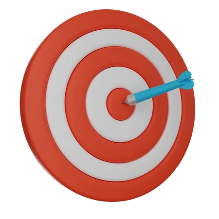 Dart On Target  3D Icon