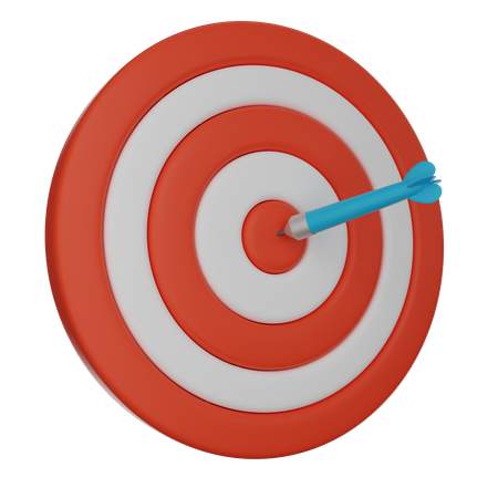 Dart On Target  3D Icon