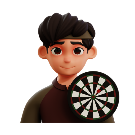 Dart Player  3D Icon