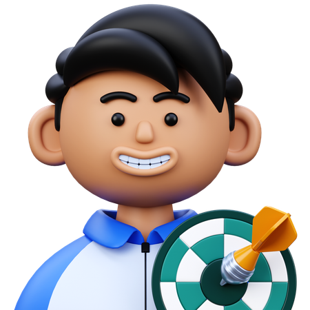 Dart Player  3D Icon