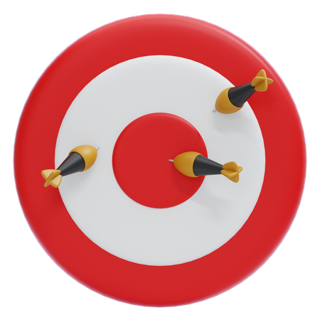 DART THROW  3D Icon