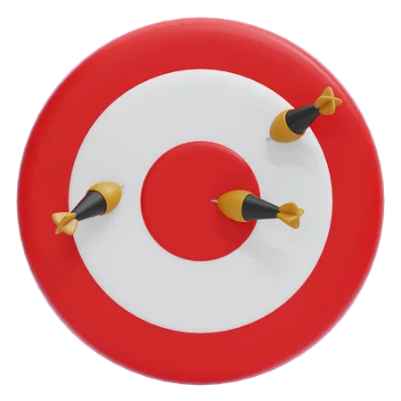 DART THROW  3D Icon