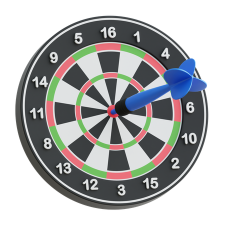 Dartboard  3D Icon