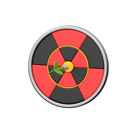 Dartboard  3D Icon