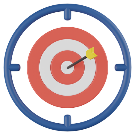 Dartboard  3D Icon