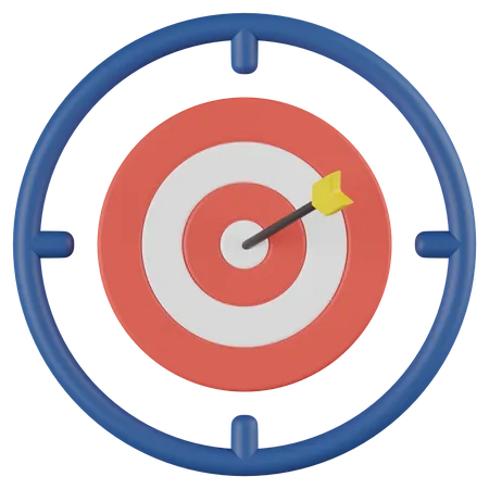 Dartboard  3D Icon