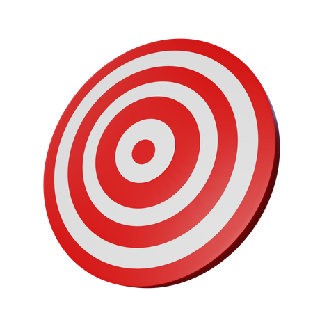 Dartboard  3D Icon