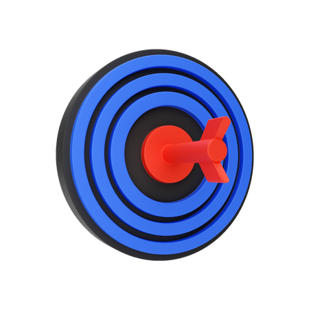 Dartboard  3D Icon