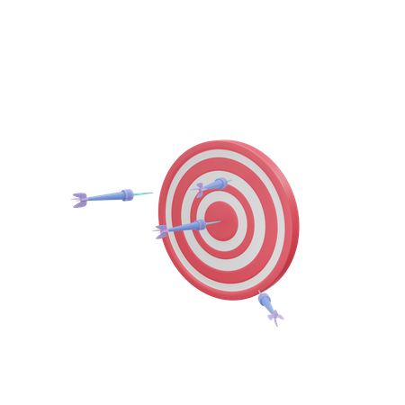 Dartboard  3D Icon