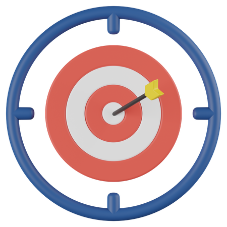 Dartboard  3D Icon