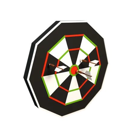 Dartboard  3D Illustration