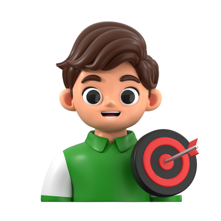 ダーツプレイヤー  3D Icon