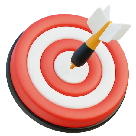 Dartscheibe  3D Icon