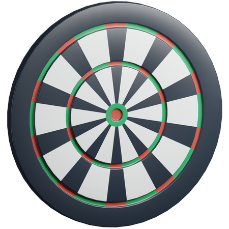 Dartscheibe  3D Icon