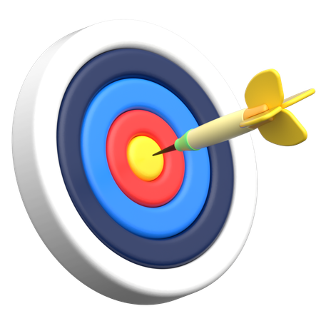 Dartscheibe  3D Icon