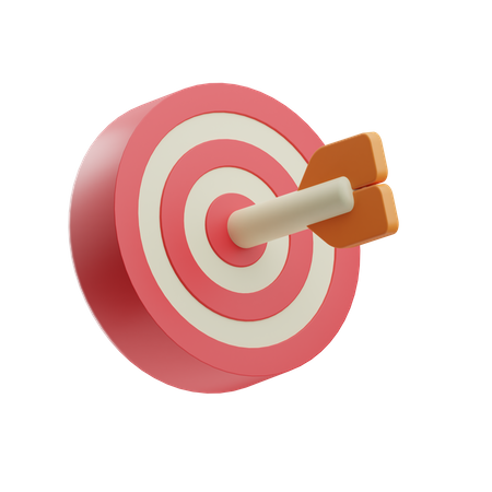 Dartscheibe  3D Icon