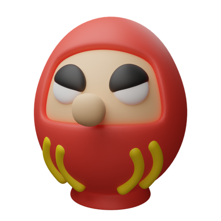 Daruma  3D Icon