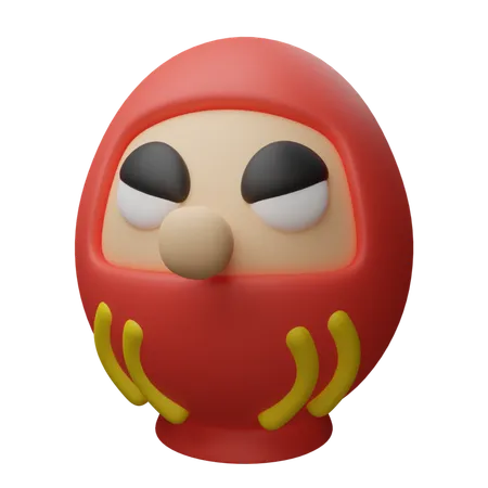 Daruma  3D Icon