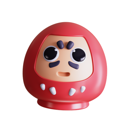 Daruma  3D Icon