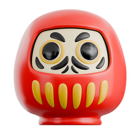 Boneca daruma  3D Icon