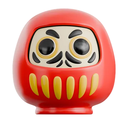 Boneca daruma  3D Icon